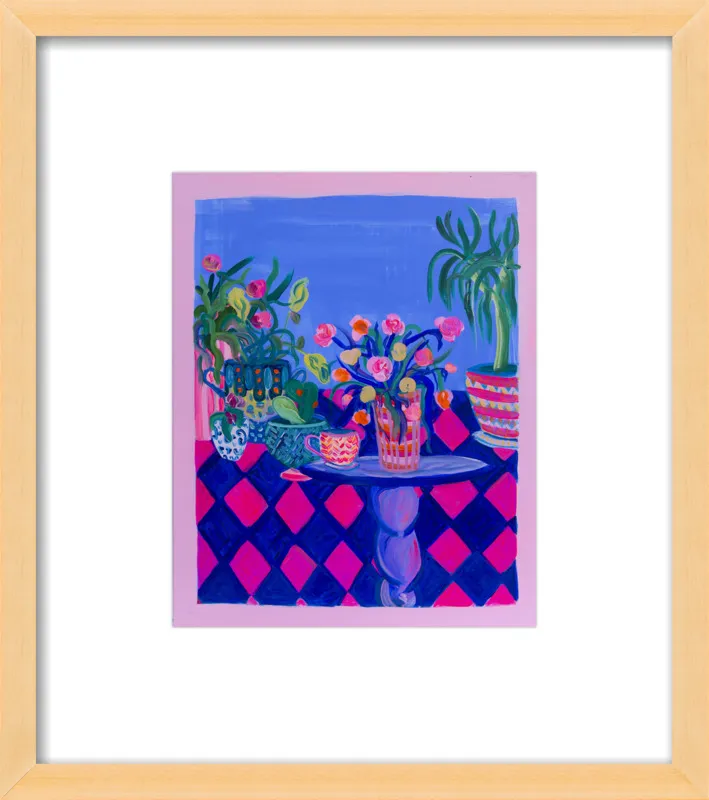 Pots and Plants painting by Davina Shefet for Artfully Walls