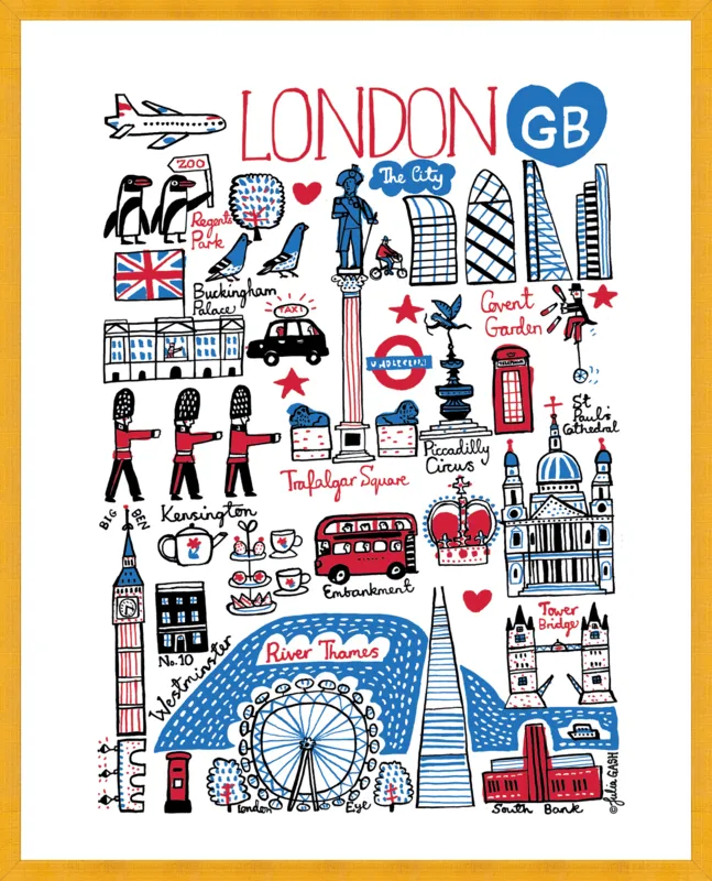 London by Julia Gash for Artfully Walls