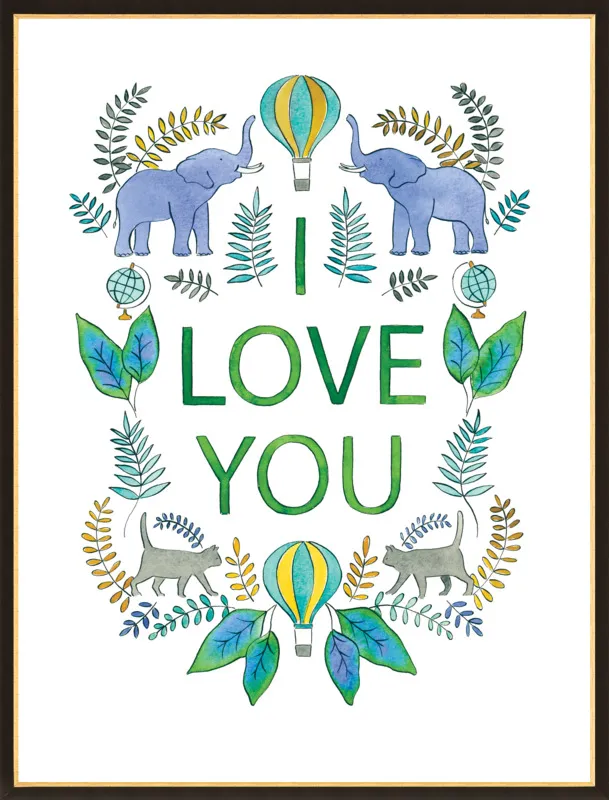 I Love You by Rachel Rogers for Artfully Walls