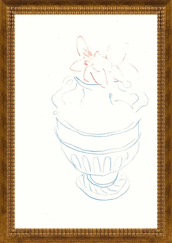 Sevres vase by Shanti Shea An for Artfully Walls