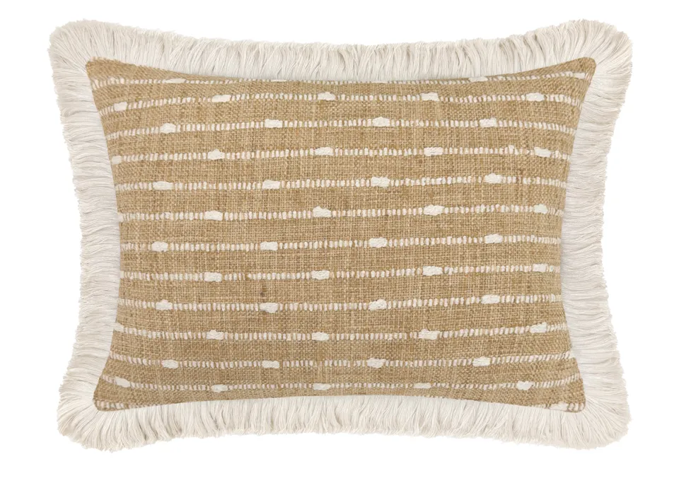THE MINI :: HAMPTON TWEED // NATURAL | LDC - THE MINI 10" X 12" / Natural Fringe