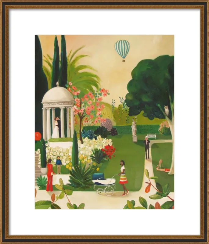 A Fainting in the Botanical Gardens by Janet Hill for Artfully Walls
