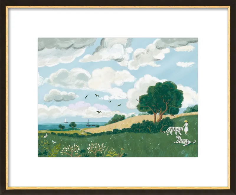Imaginary Fields by Sabina Radeva for Artfully Walls
