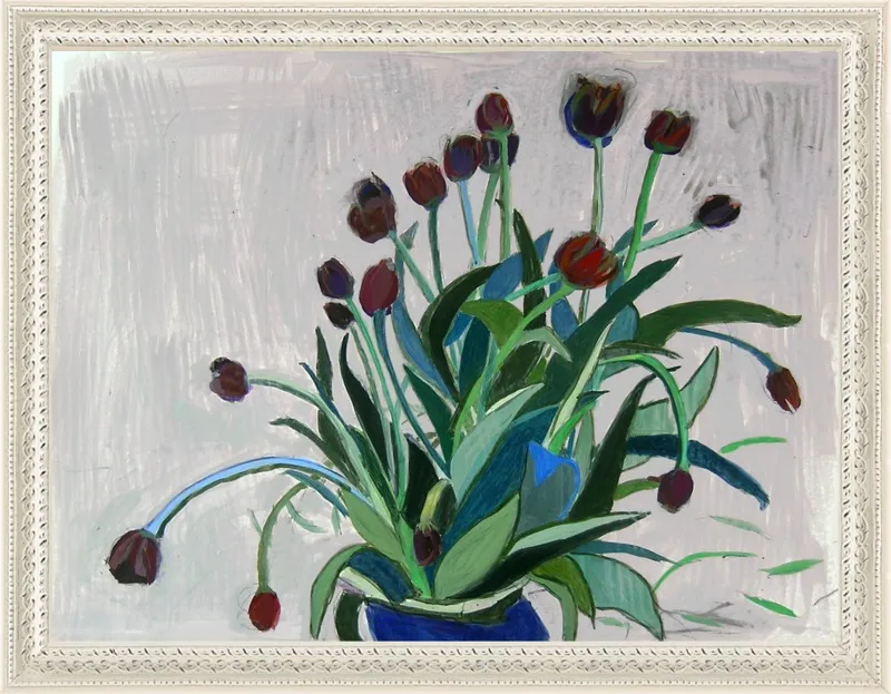 queen of the night tulip by Liz Innvar for Artfully Walls