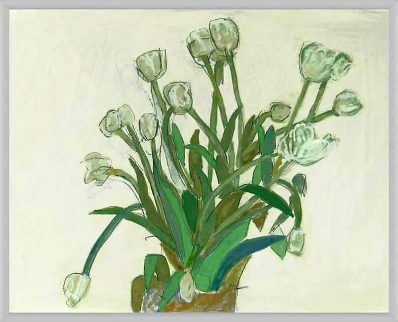 viridiflora tulip by Liz Innvar for Artfully Walls