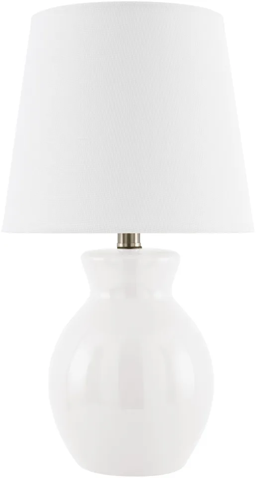 Stella Diminuta  Glazed 15"H x 8"W x 8"D Accent Table Lamp