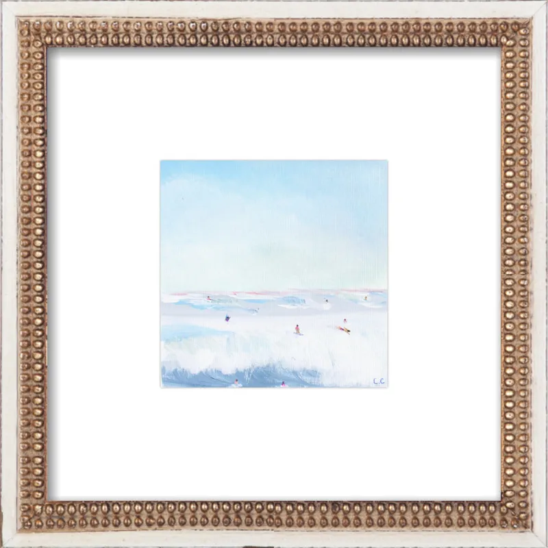 Soft Blue Surf  by Caroline Chriss  for Artfully Walls