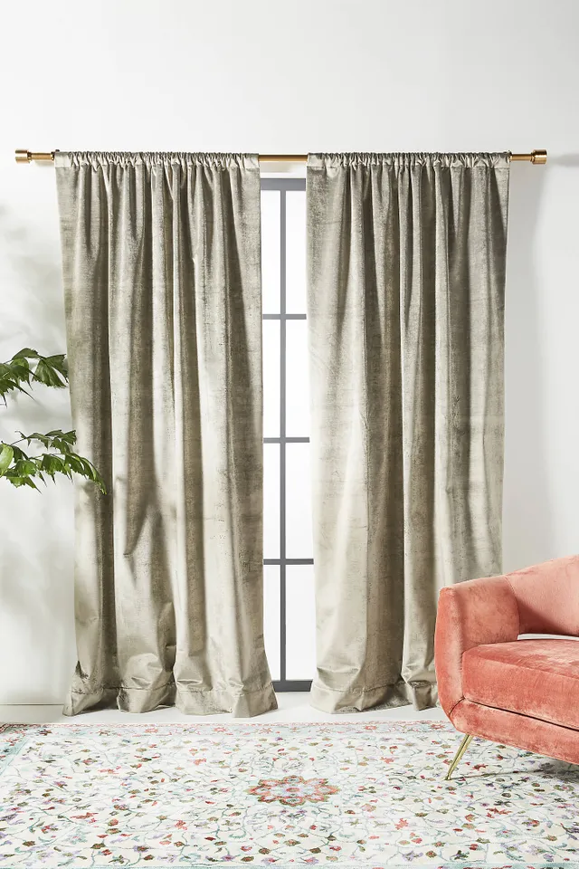 Velvet Slub Blackout Curtain