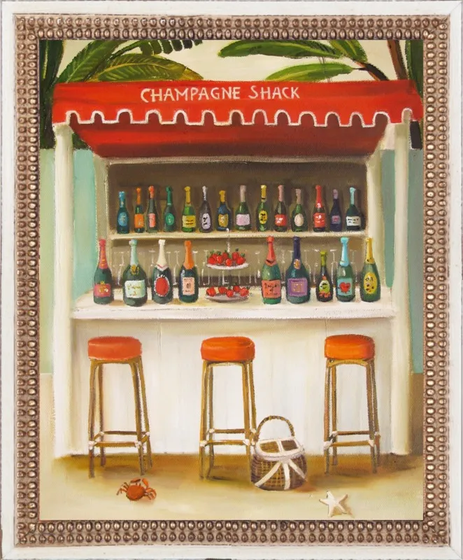Champagne Shack by Janet Hill for Artfully Walls