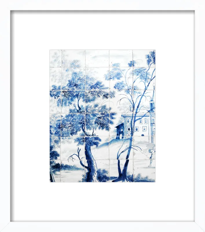 Lisbon Blue Tiles Two by Lupen Grainne for Artfully Walls