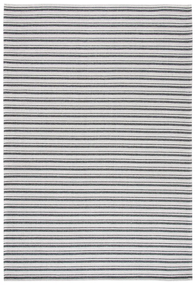 Arlo Home Power Loomed Area Rug, AGT419H, Black/Light Grey, 5' x 7'7"