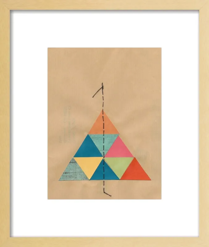Pyramid Series 1 by Jan Weiss for Artfully Walls
