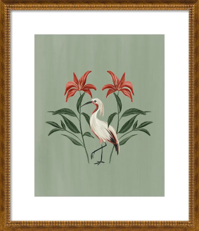 Tropical Crane by Nancy Noreth for Artfully Walls