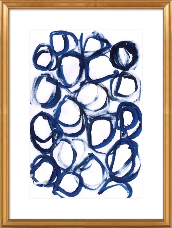 Blue Loops by morioke for Artfully Walls
