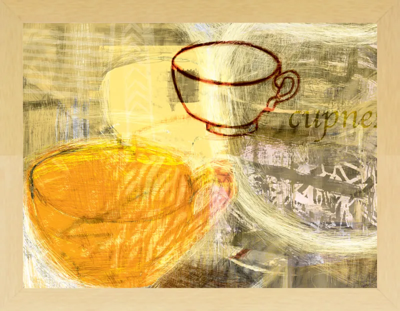 Still Life with Cups by Carmel Kushnir for Artfully Walls