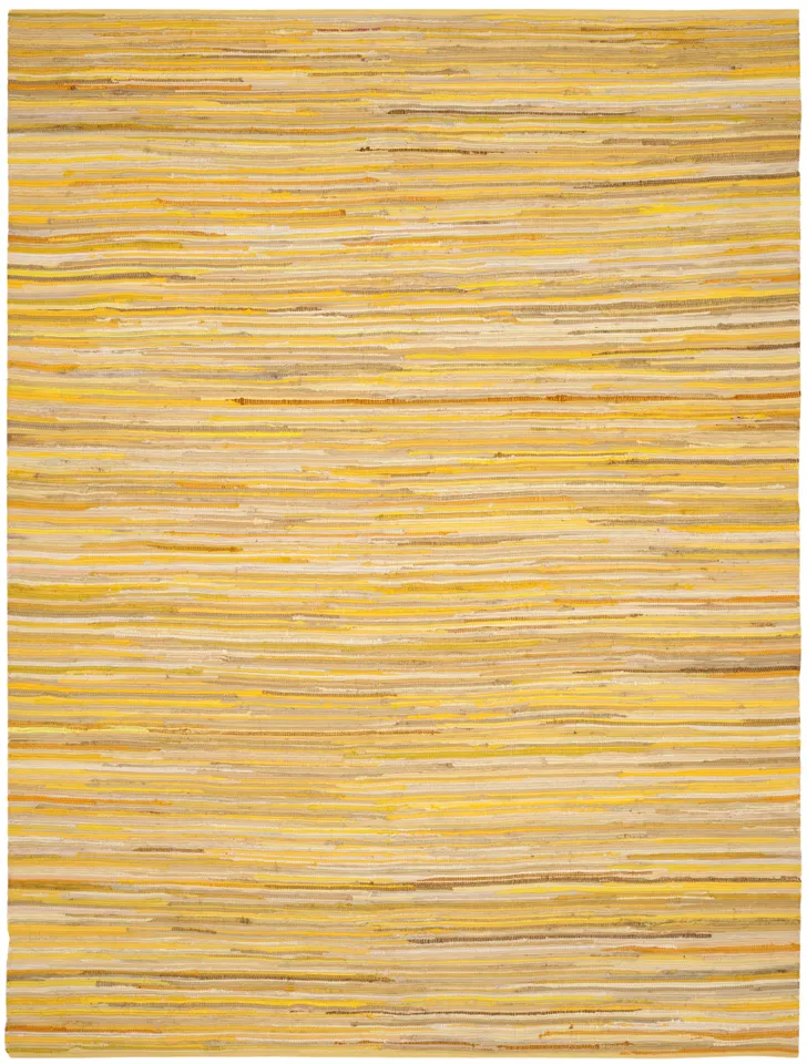 Arlo Home Hand Woven Area Rug, RAR130H, Yellow/Multi,  9' X 12'