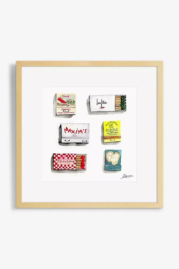 City Matchbook Wall Art