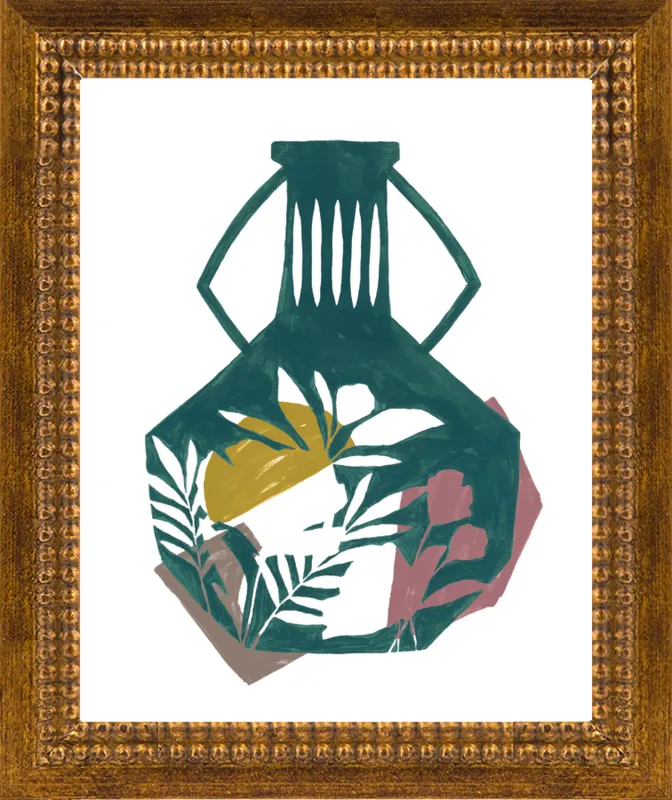 Vase Shapes by Cece Merkle for Artfully Walls