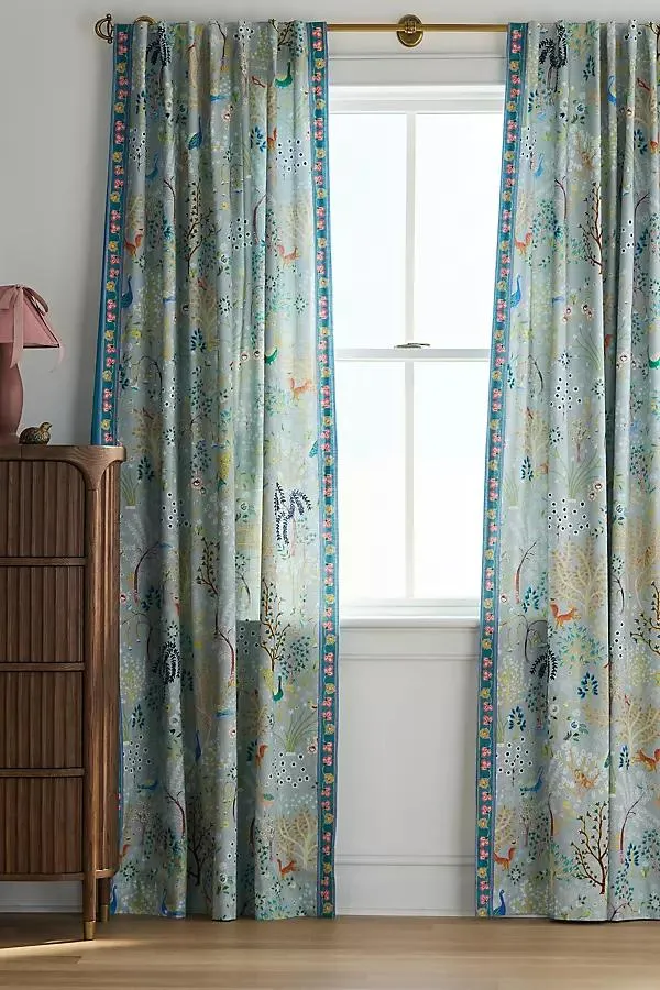 Jodie Scenic Woven Cotton Curtain