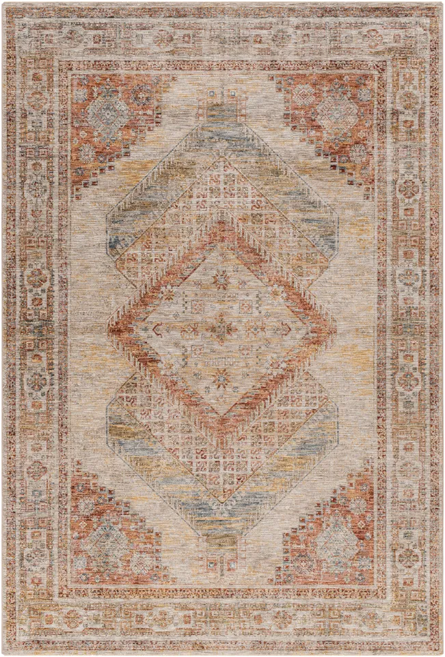 Naila Beige Indoor 12' x 15' Machine Woven Rug