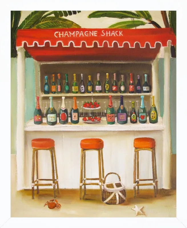 Champagne Shack by Janet Hill for Artfully Walls