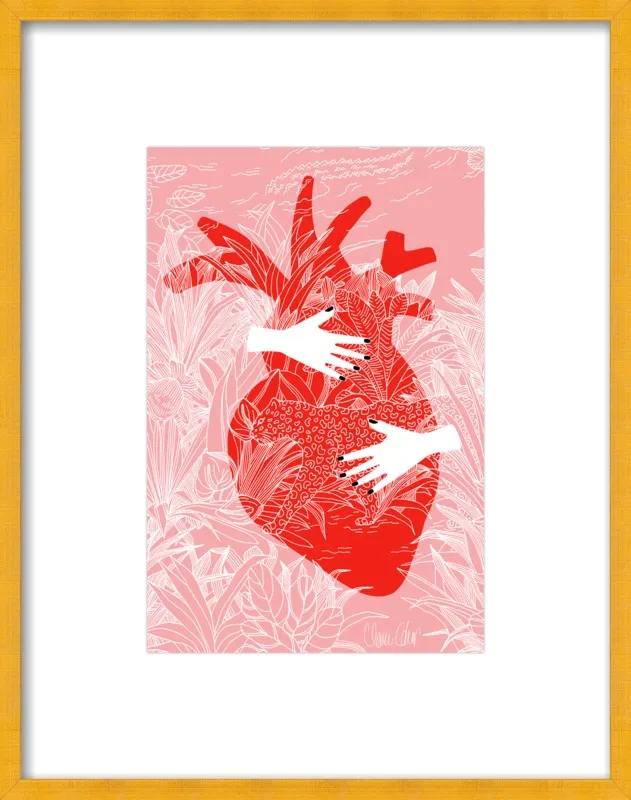 REFUGE ROSE by Claire Colin for Artfully Walls
