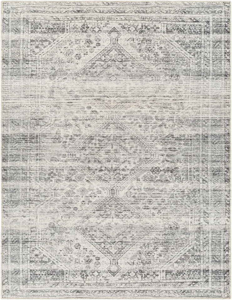 Amelie Gray Indoor 2' x 2'11" Machine Woven Rug