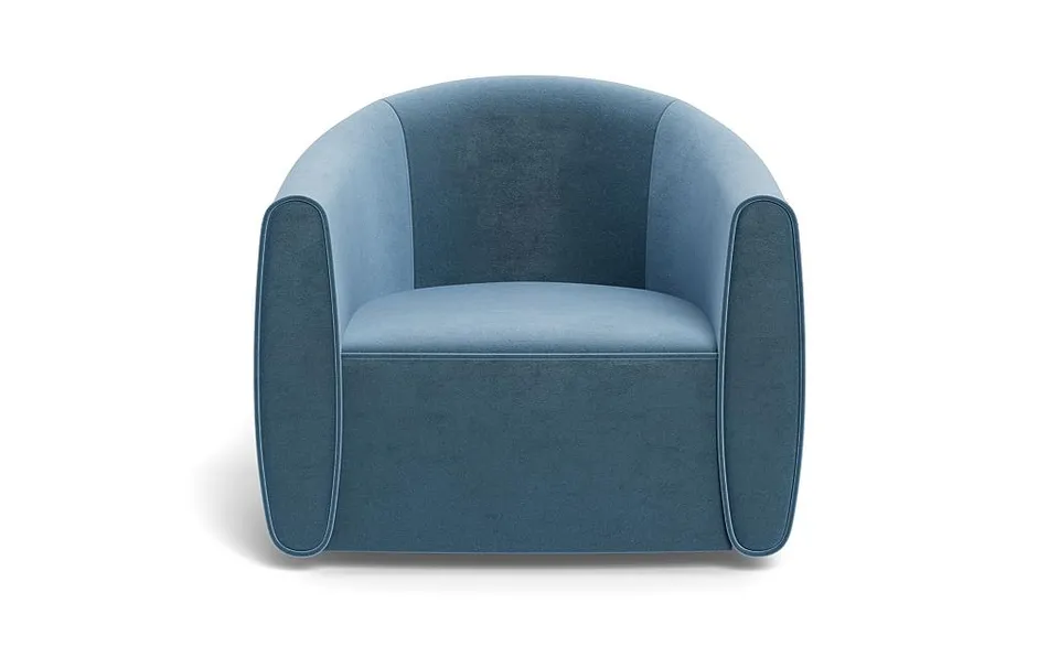 Lawson Swivel Chair with Contrast Piping