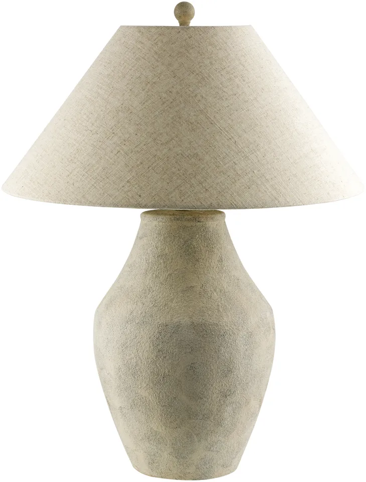 Amaryllis  Painted 28"H x 22"W x 22"D Accent Table Lamp