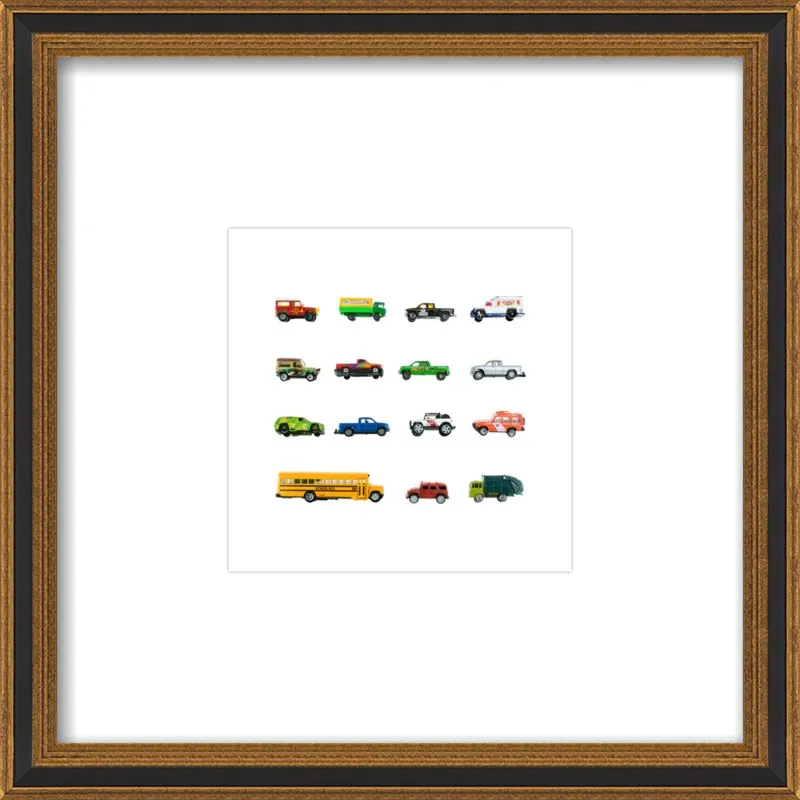 Vintage Toy Trucks by Jennifer Steen Booher for Artfully Walls