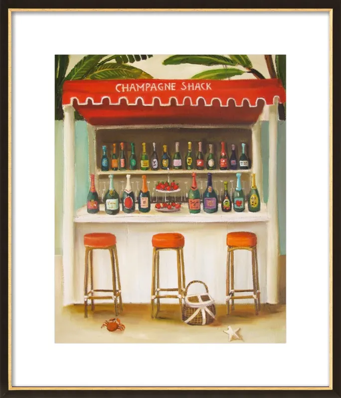 Champagne Shack by Janet Hill for Artfully Walls
