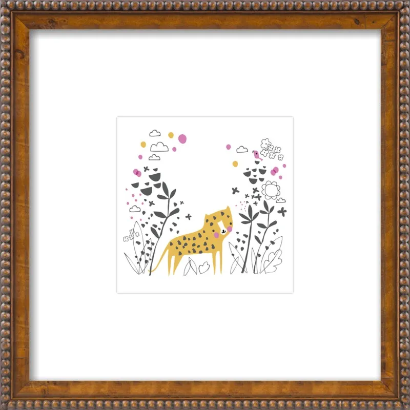 Little jungle leopard by Lizzie Mackay for Artfully Walls