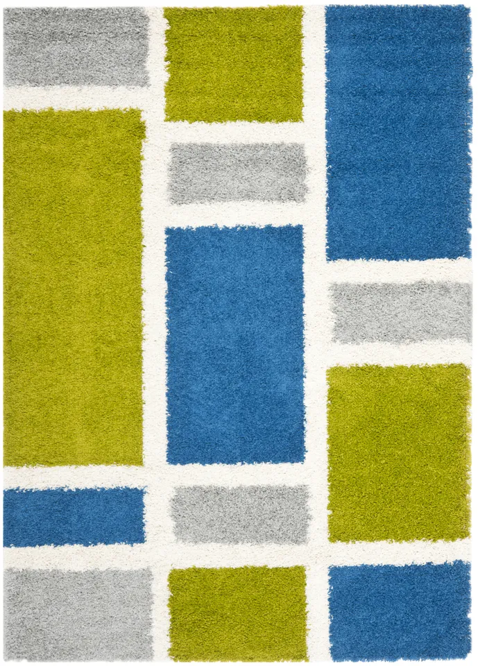 Arlo Home Woven Area Rug, SG911-6552, Blue/Green,  3' X 5'