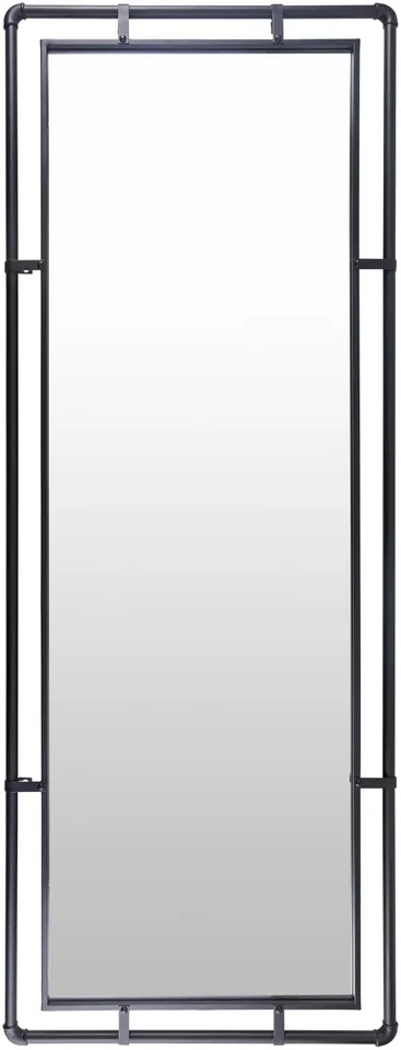 Indus Black 65"H x 24"W x 1"D Full Length Mirror