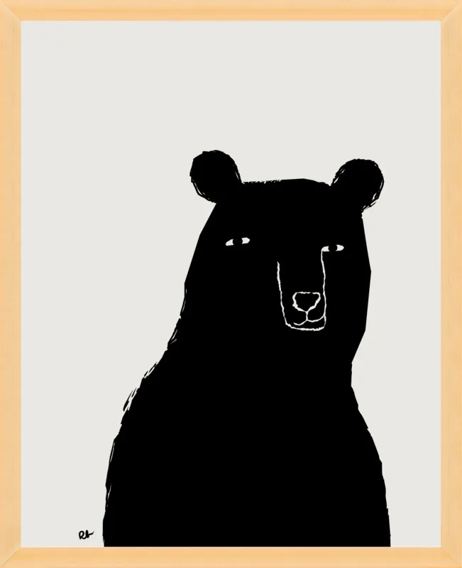 Benson the Bear by Rob Blackard for Artfully Walls