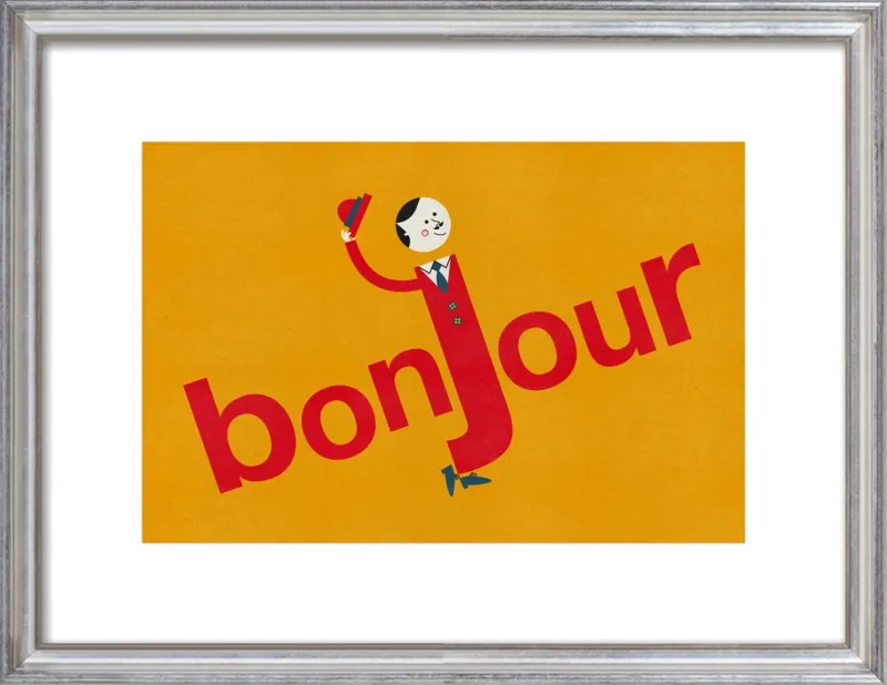 Bonjour by Blanca Gómez for Artfully Walls
