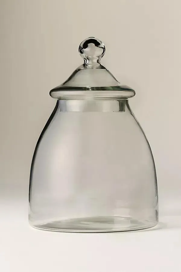 Large Vintage Glass Bon Bon Jar