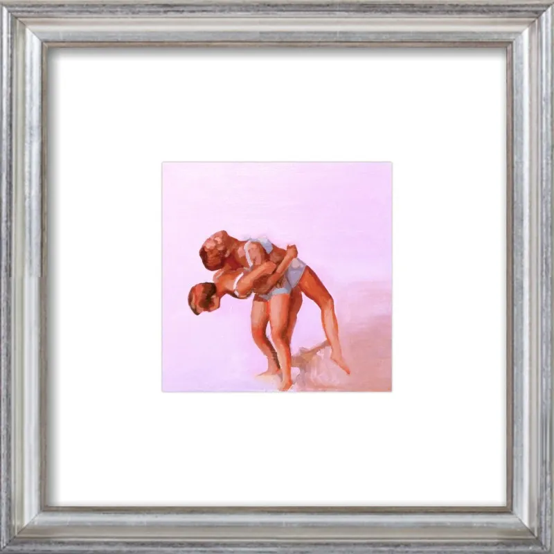 wrestling by Mary Sinner for Artfully Walls
