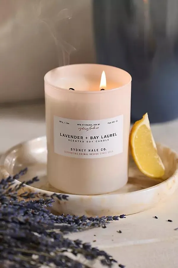 Sydney Hale Candle, Lavender + Bay Rum