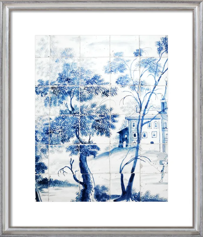 Lisbon Blue Tiles Two by Lupen Grainne for Artfully Walls