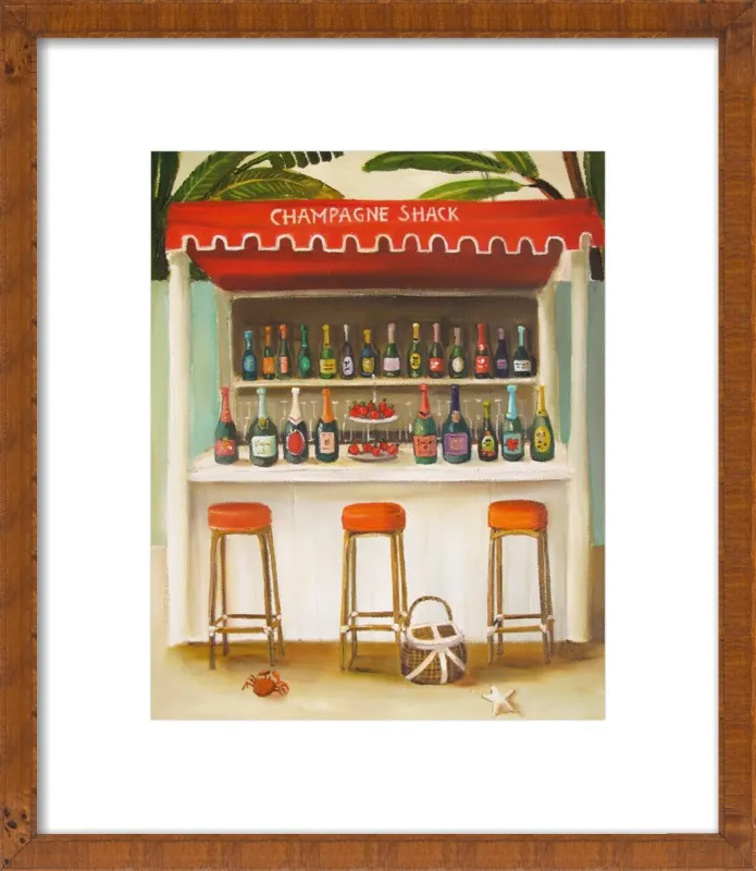 Champagne Shack by Janet Hill for Artfully Walls