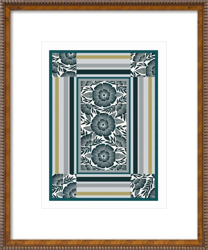 Botanical Frame 1 by Katharine Watson for Artfully Walls