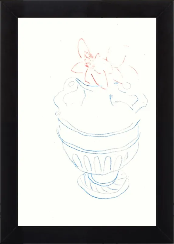 Sevres vase by Shanti Shea An for Artfully Walls