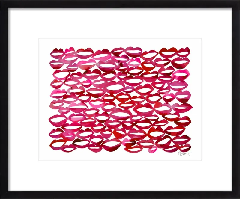 Juicy Lips by Kate Roebuck for Artfully Walls