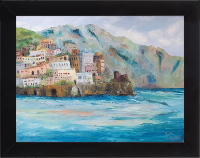Amalfi Coast by Renee A Ortiz for Artfully Walls