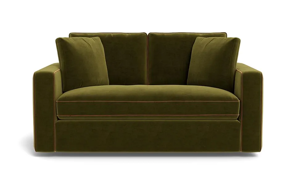 James Loveseat with Contrast Piping