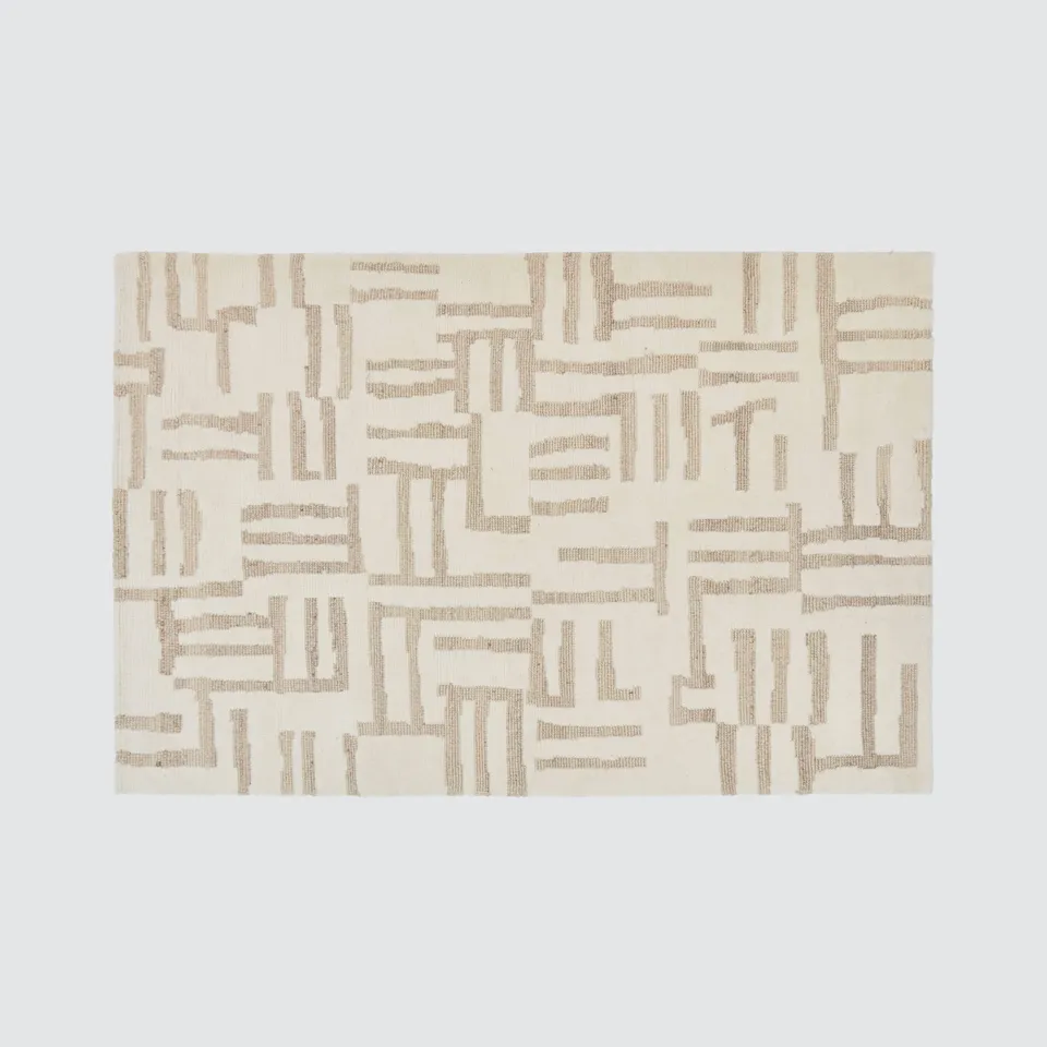 The Citizenry Rabani Wool Area Rug | 8' x 10' | Ecru