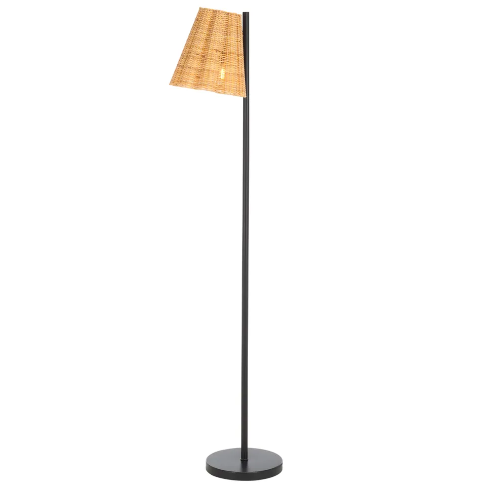 Mio 60" Floor Lamo - Natural/Black