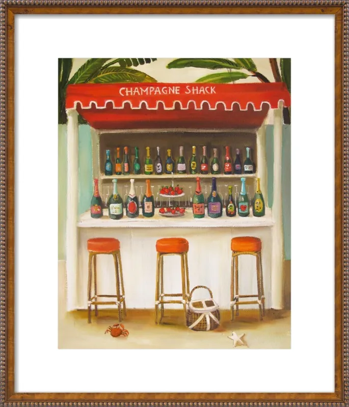 Champagne Shack by Janet Hill for Artfully Walls