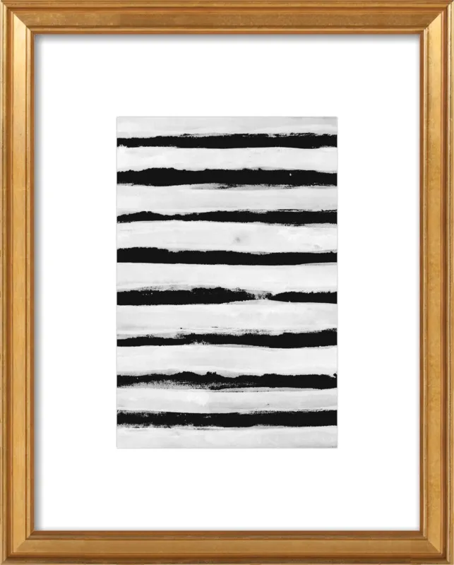 Black and White Stripes by Georgiana Paraschiv for Artfully Walls